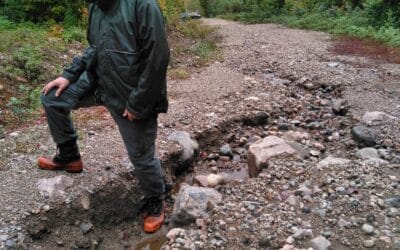 Voirie forestière en terre publique: documentation des impacts sur les cours d’eau